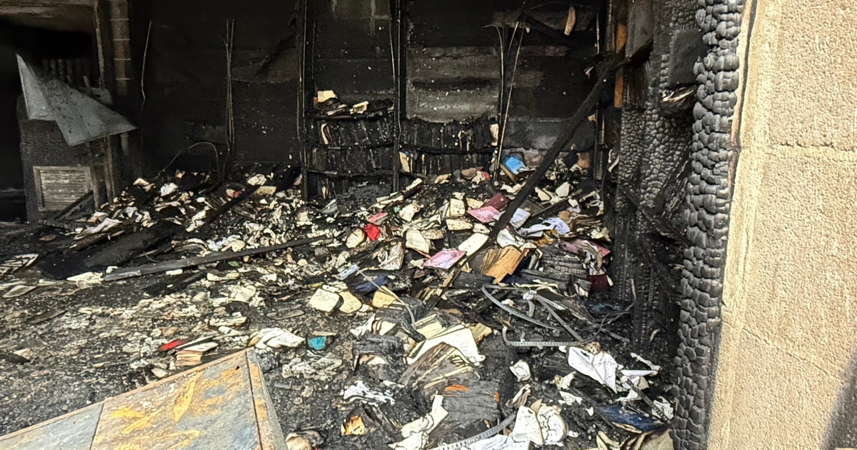Suspect arrested after a fire damages Mississippi's largest synagogue