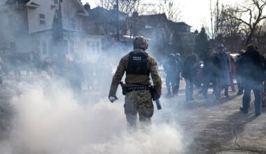 Immigration agents deploy tear gas, pepper spray in Minneapolis as confrontations with protesters grow
