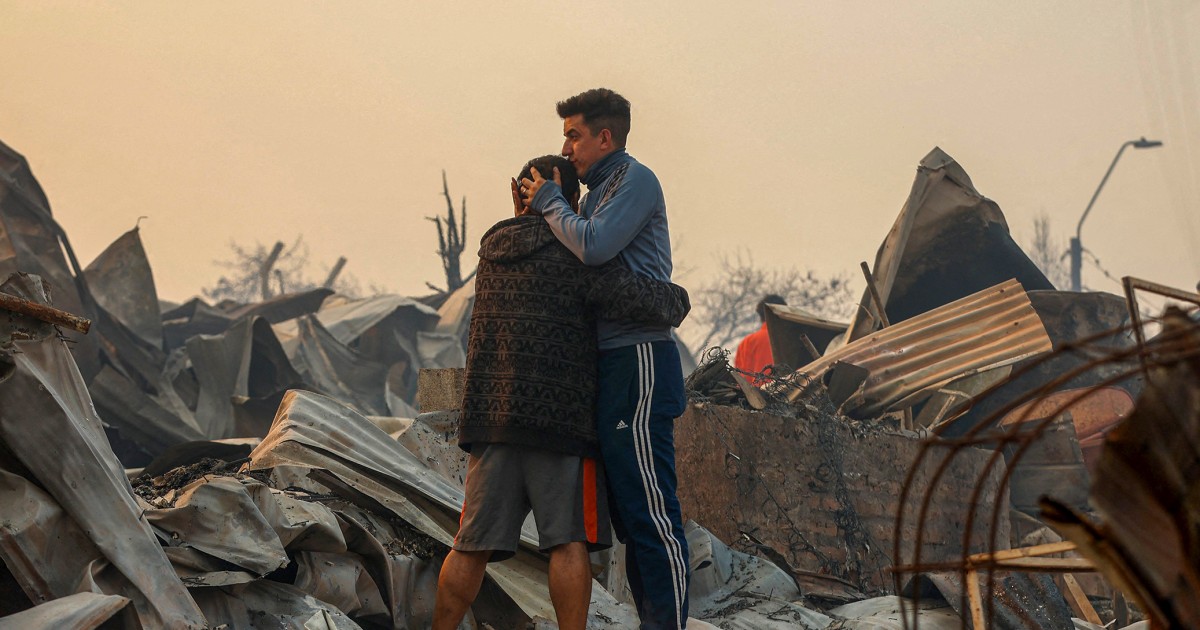 Wildfires race across Chile, killing 18 and forcing thousands to flee