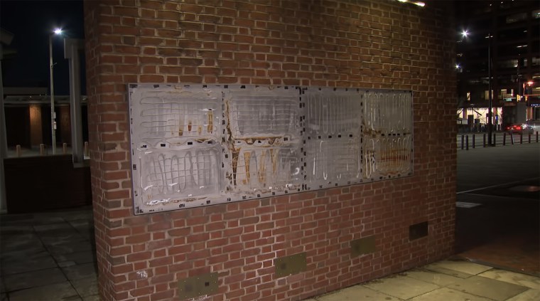 Items were removed from the grounds of President’s House Site in Independence National Historical Park in Philadelphia, Pa.