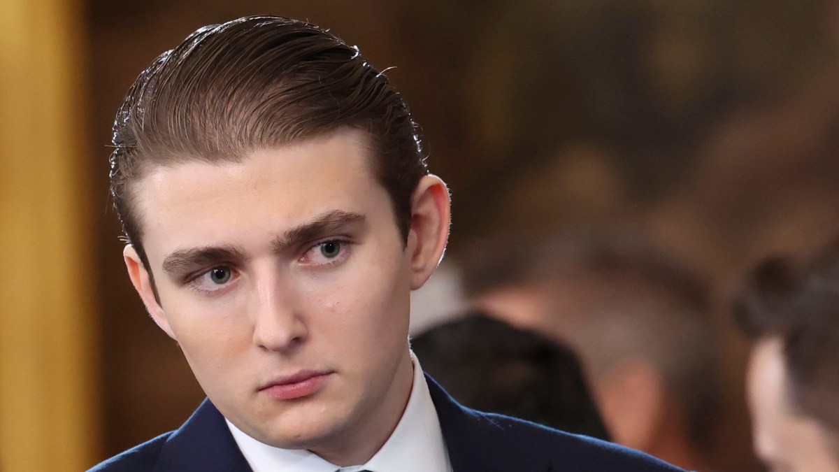 Barron Trump ‘saved woman’s life’ in London