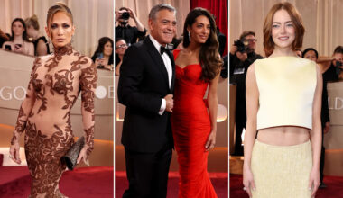 2026 Golden Globes red carpet: All the best and worst looks from stars like Jennifer Lopez, Emma Stone, Pamela Anderson, George & Amal Clooney and more