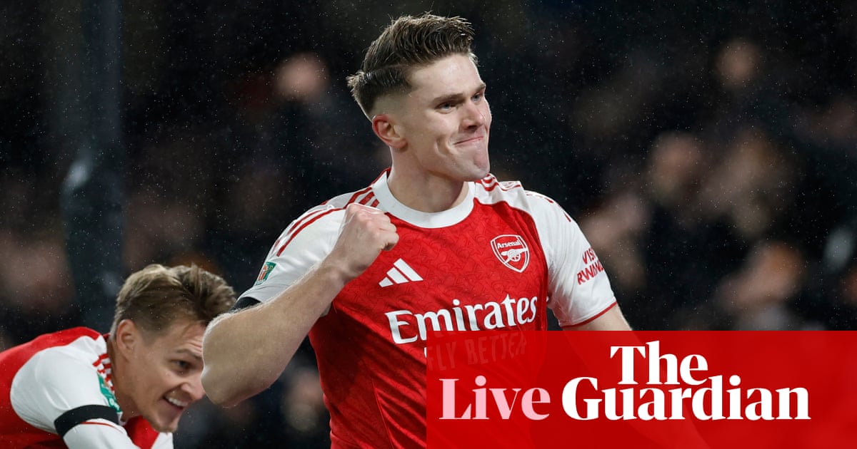 Chelsea v Arsenal: Carabao Cup semi-final first leg – live | Carabao Cup
