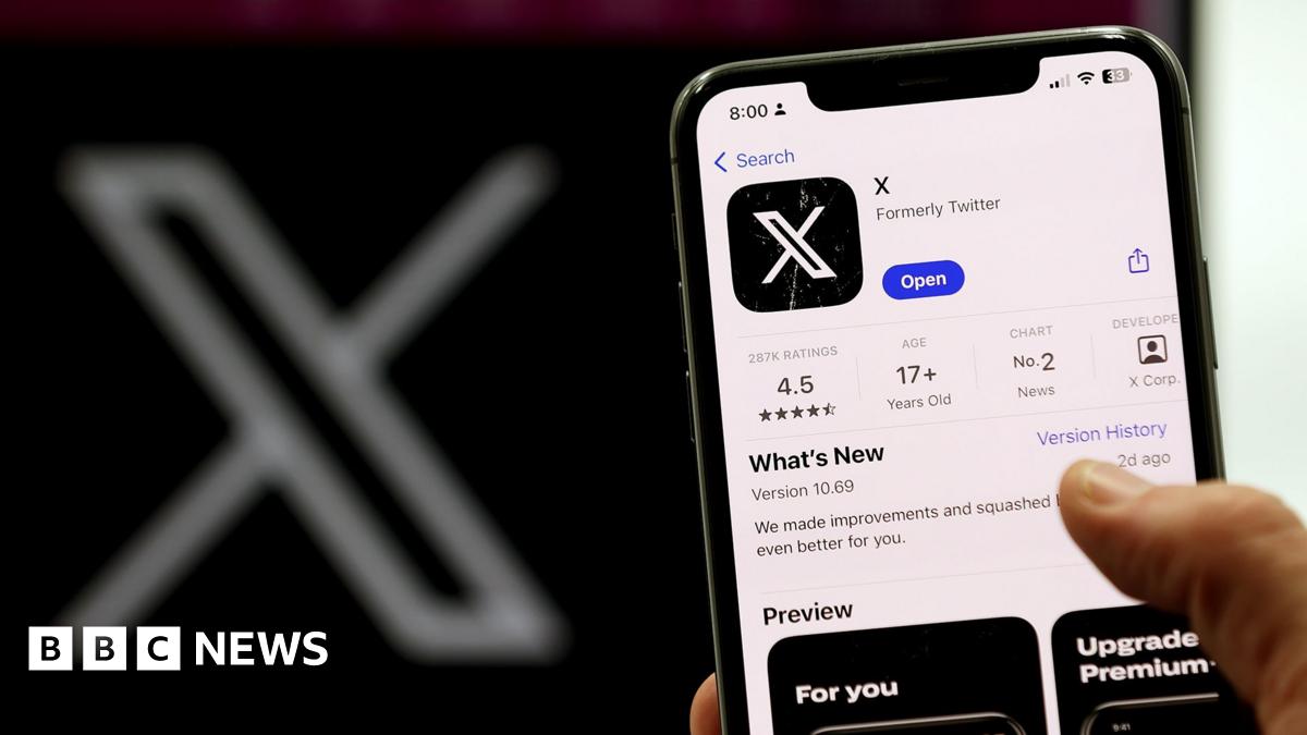 Elon Musk's X down for tens of thousands of users - live updates