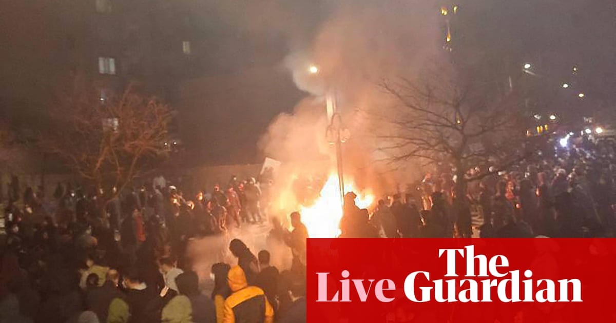 Iran crisis live: Trump says killers of protesters will ‘pay a big price’ and urges Iranians to ‘take over your institutions’ | Iran