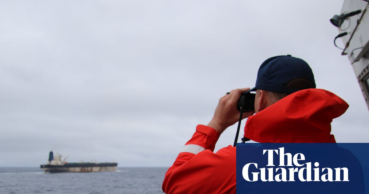 US seizes Russian-flagged oil tanker in Atlantic after two-week pursuit | US news