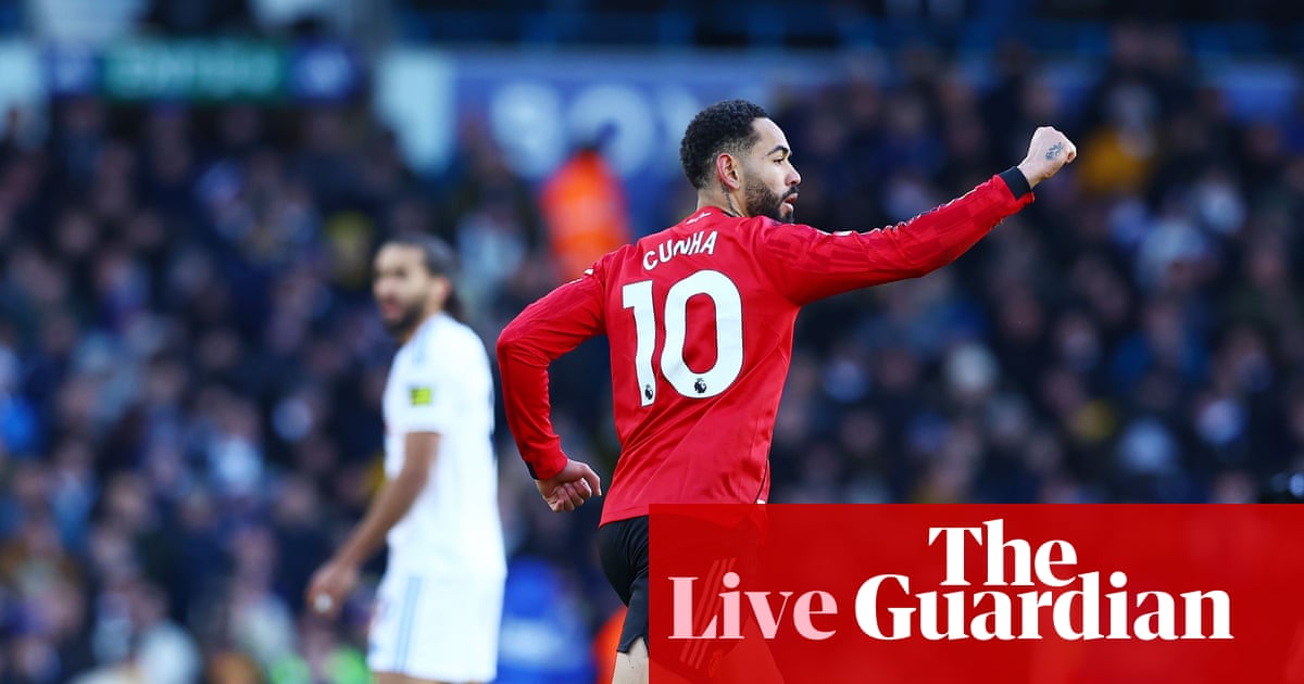 Leeds United 1-1 Manchester United: Premier League – as it happened | Premier League