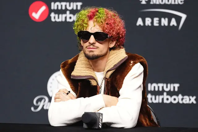 Sean O'Malley at a UFC 324 news conference