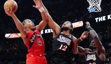 Scottie Barnes hits tiebreaking free throw in final second of OT as Toronto Raptors beat Philadelphia 76ers