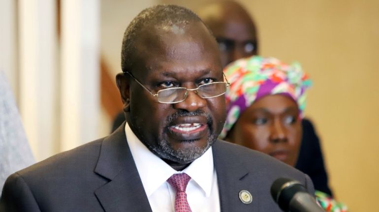 South Sudan's Vice President Riek Machar