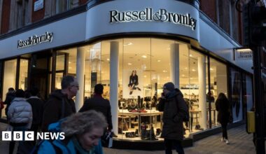A Russell & Bromley store on Oxford Street in London.