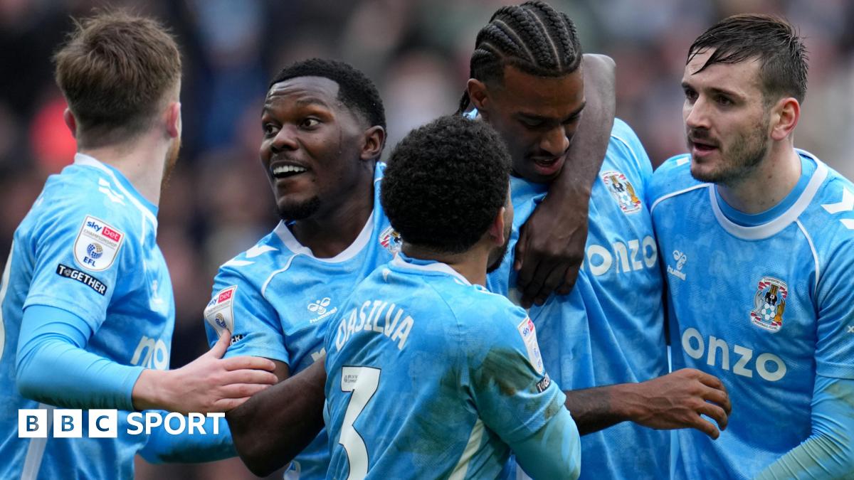 Coventry City 2-1 Leicester City - Sky Blues come from behind to win