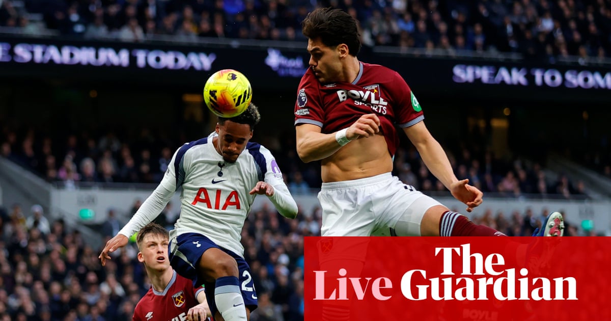 Spurs v West Ham, Chelsea v Brentford, Liverpool v Burnley, and more: football – live | Soccer