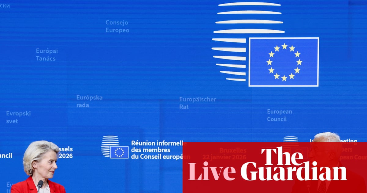 EU stands by Denmark and Greenland and wants ‘respectful’ relations with US, says European Council president – as it happened | Europe