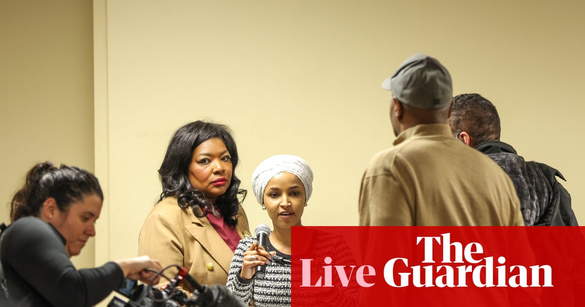 ‘I don’t let bullies win’ Ilhan Omar says after attack, as Trump says he will ‘de-escalate’ in Minneapolis – US politics live | Minnesota ICE shootings
