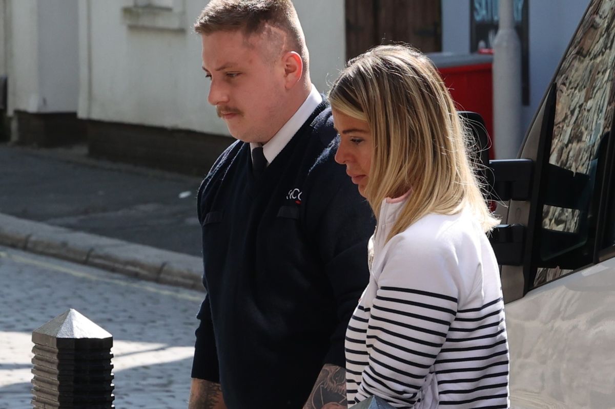 Paris Wilson - charged with conspiracy to murder Danny Cahalane - attends Plymouth Magistrates' Court on April 24, 2025 - acid attack