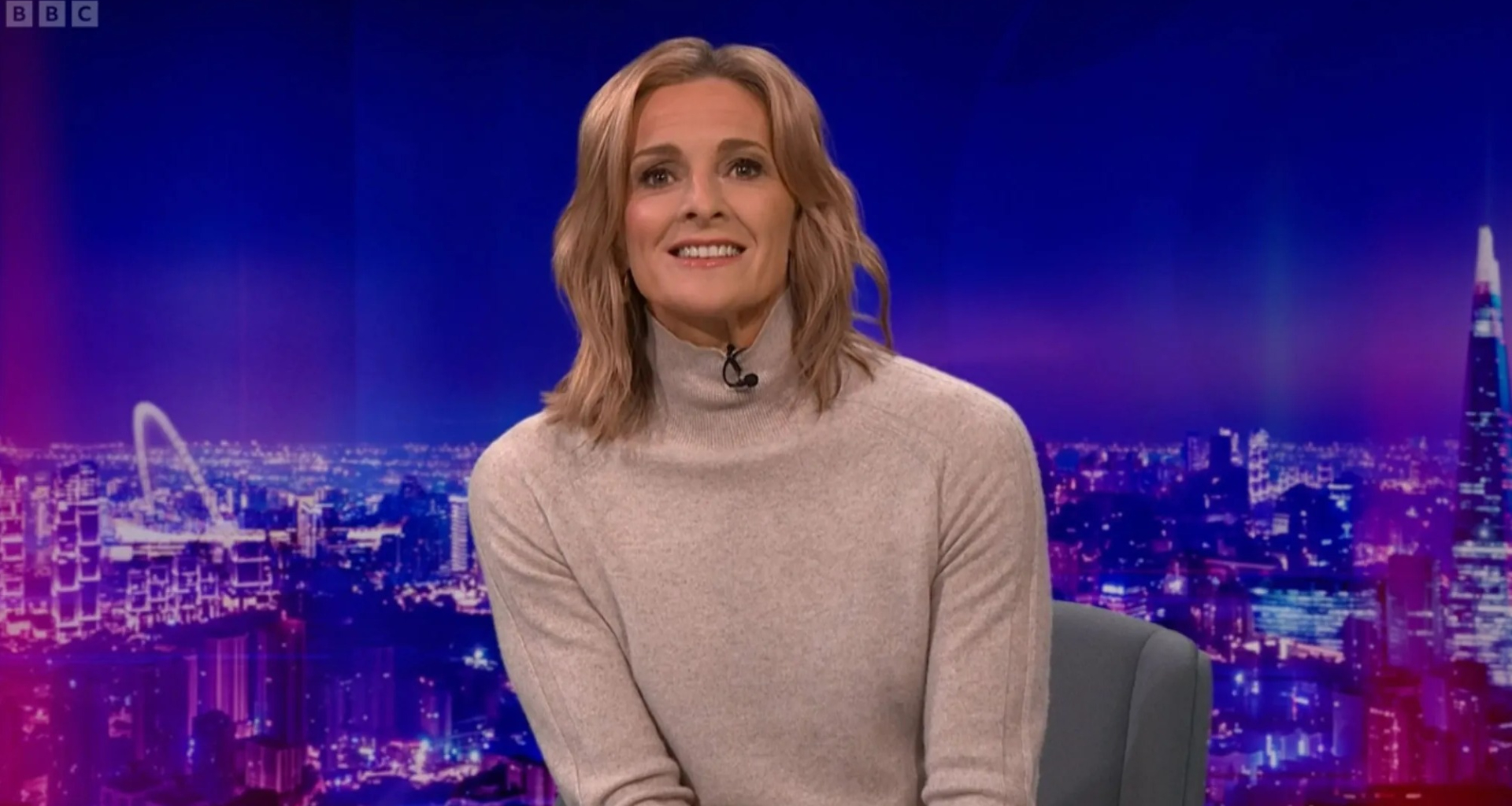 Gabby Logan forced to leave Match of the Day mid-show and replaced by host