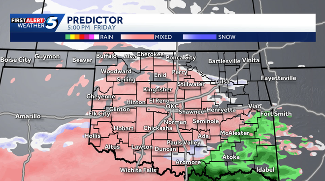 Oklahoma Winter Storm and Snow Timeline oklahoma winter weather projected snow totals