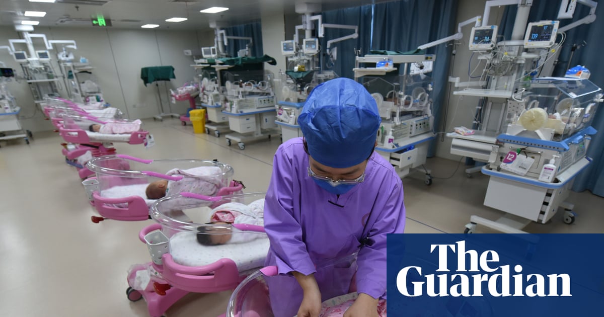 China’s population falls again as birthrate drops 17% to record low | China