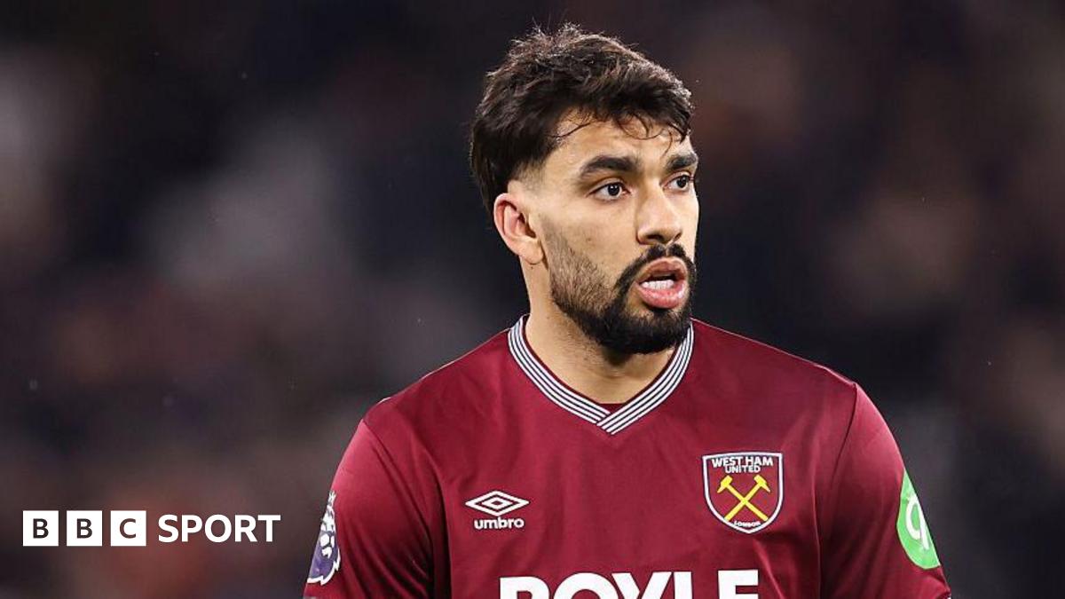 Lucas Paqueta playing for West Ham