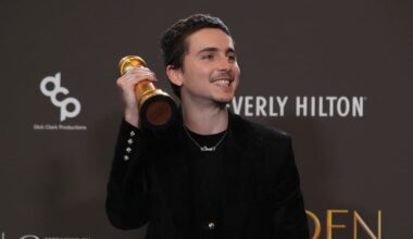 Timothee Chalamet wins his first Golden Globe, ‘Sinners’ wins for cinematic achievement - CTV News