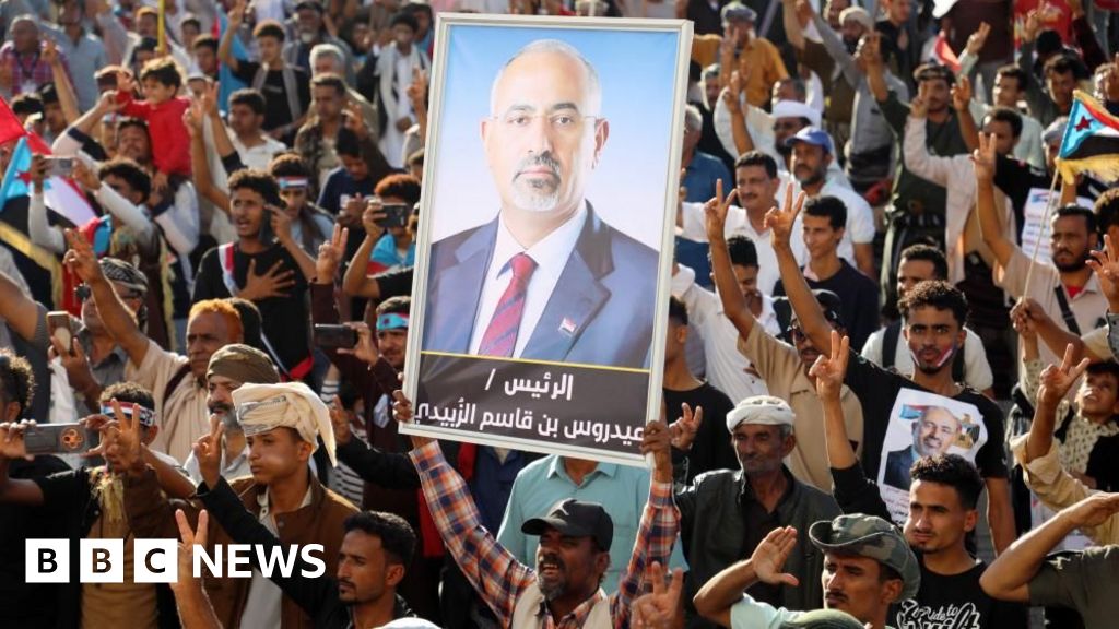 Yemen separatist leader accused of treason as Saudis strike forces