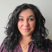 Katherine Tangalakis-Lippert's face on a white background