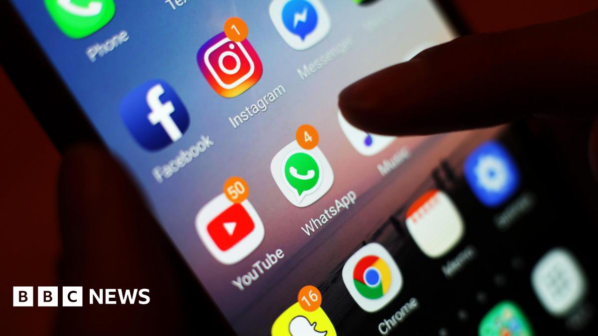 Black and white photos of Emma Barnett and John Simpson against a stylised background of dark orange and light orange. In the top left are two interlinked circles and the BBC logo in front of the words InDepth