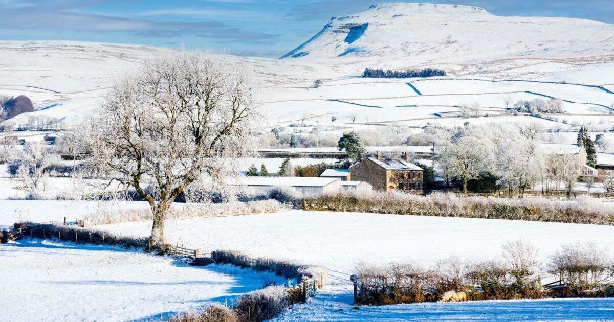 Full list of 12 counties in England getting snow on Friday | Weather | News