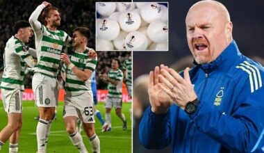Europa League play-off draw in full as Celtic and Forest learn fate | Football | Sport