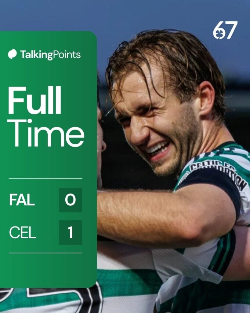 Benjamin Nygren celebrates his goal against Livingston