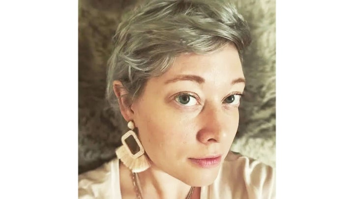 Renee Nicole Good, who was shot dead in her car by a federal agent in Minneapolis on Wednesday, takes a phone selfie in this undated picture obtained from social media. 