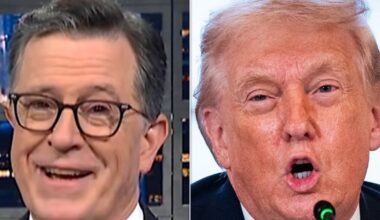 Stephen Colbert Has A Theory For Trump's 'Weird' Meeting Moment