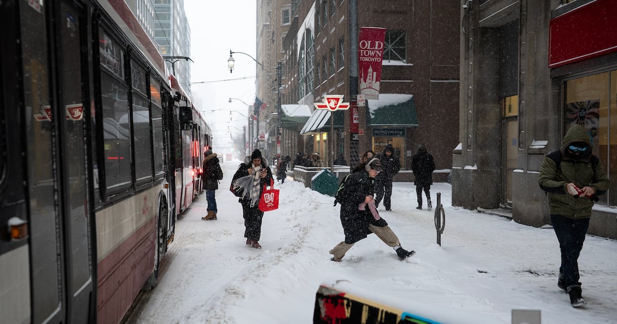 Toronto snowstorm: Transit routes impacted