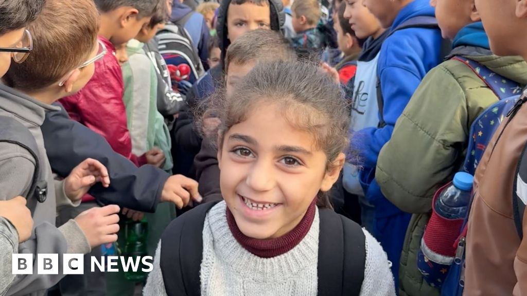 Gaza children return to school after years without formal education