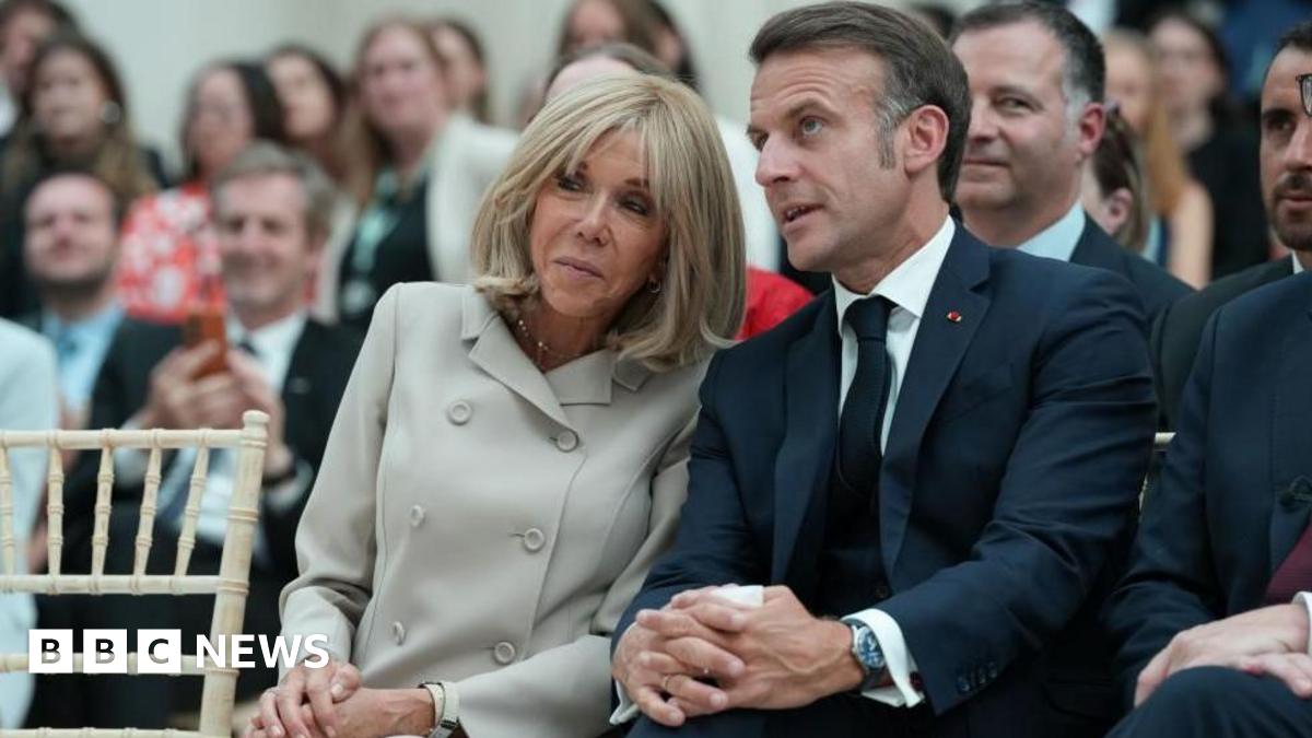 Brigitte Macron and Emmanuel Macron
