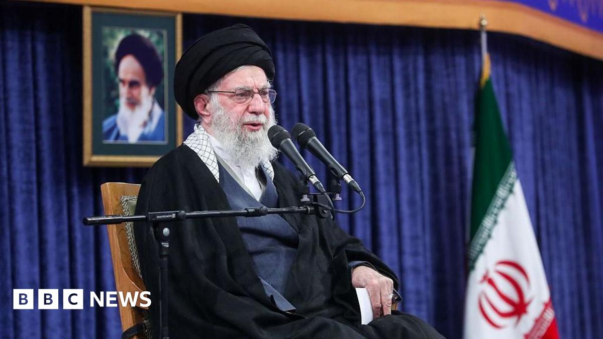 Iran's Supreme Leader Ali Khamenei speaks speaks in Tehran on 3 January 2026