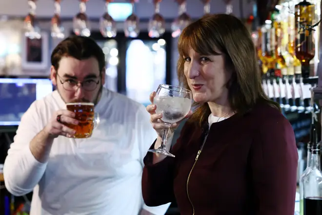 Chancellor Rachel Reeves Visits A Pub In Southeast London Following Government Announcement On Pub Support Package