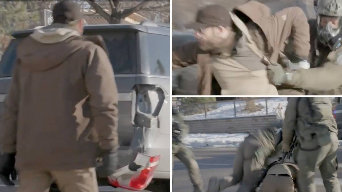 New footage shows Alex Pretti clashing with federal agents 11 days before he was shot dead by ICE