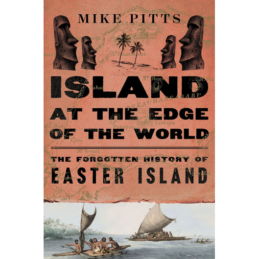 The book cover of Island at the Edge of the World.