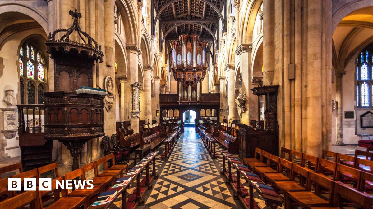 A view inside Christ Church Cathedral in Oxford.