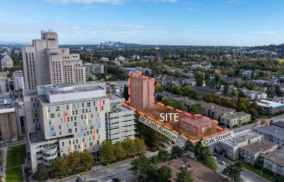 900-990 West 12th Avenue Vancouver General Hospital VGH expansion