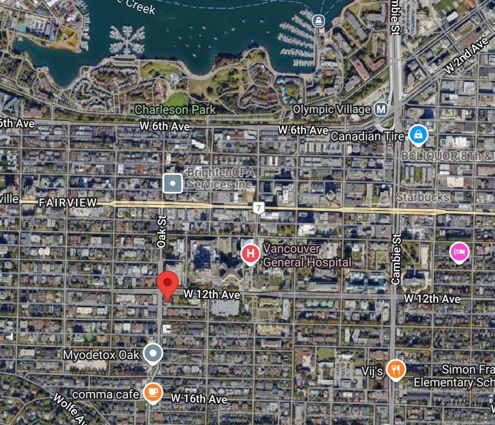 900-990 West 12th Avenue Vancouver General Hospital VGH expansion