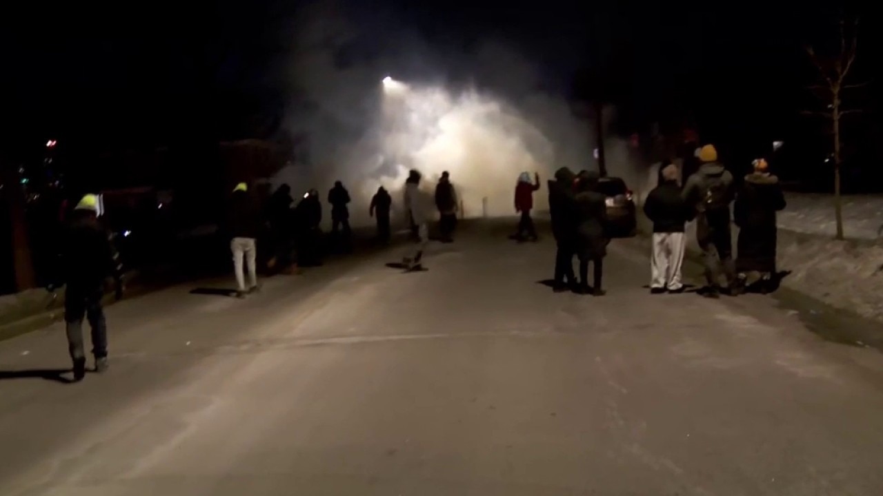 Authorities deploy chemical irritants on north Mpls crowd after ICE shooting
