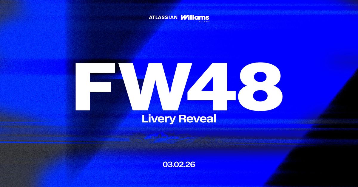 Atlassian Williams F1 Team to launch FW48 livery on 3rd February - WilliamsF1