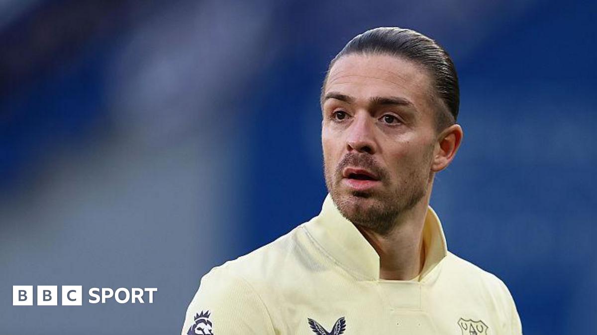 Everton midfielder Jack Grealish