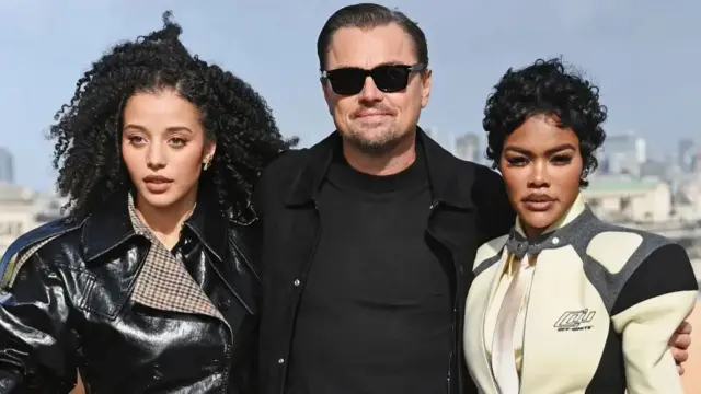 Chase Infiniti, Leonardo DiCaprio and Teyana Taylor.
