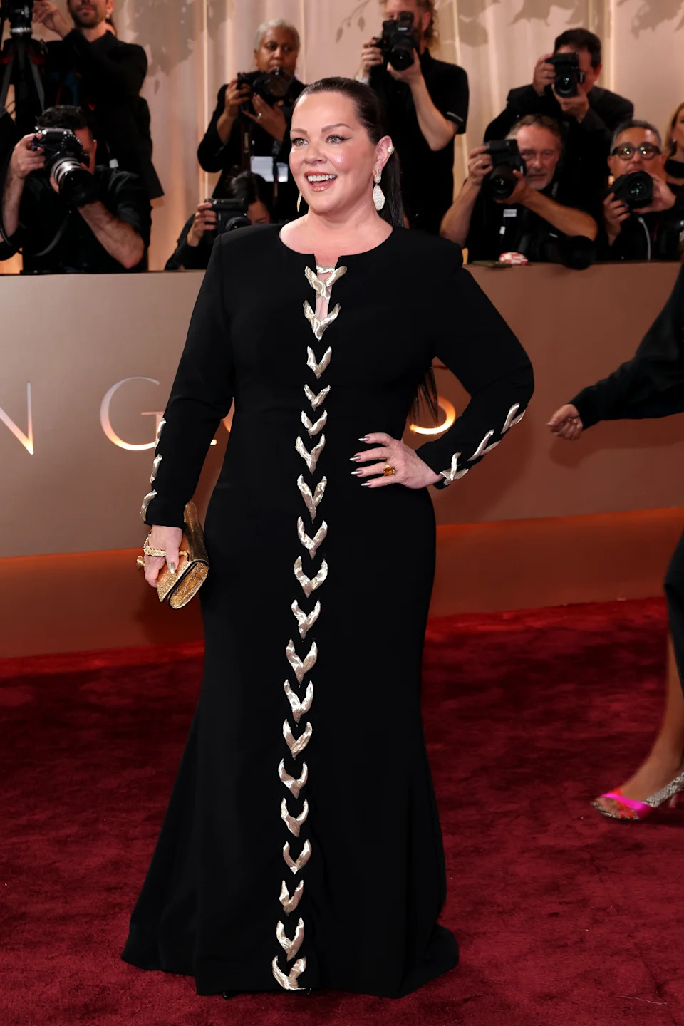 BEVERLY HILLS, CALIFORNIA - JANUARY 11: (FOR EDITORIAL USE ONLY) Melissa McCarthy attends the 83rd Annual Golden Globe Awards at The Beverly Hilton on January 11, 2026 in Beverly Hills, California. (Photo by Amy Sussman/Getty Images)