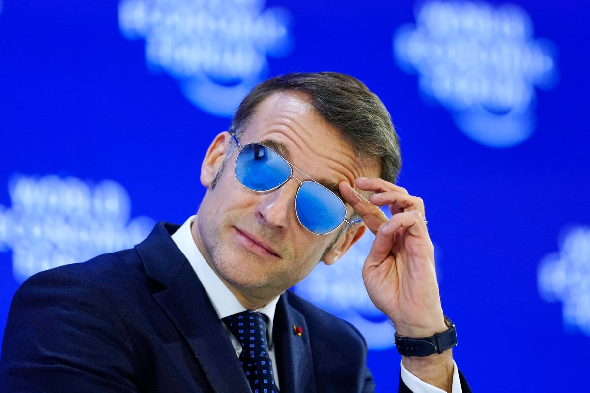 Trump mocks Macron’s aviator sunglasses during Davos speech: ‘What the hell happened’
