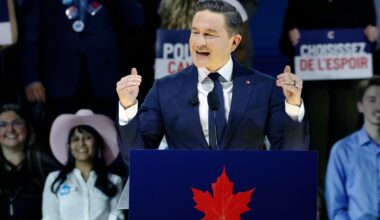 Poilievre’s speech before vote on leadership blames Liberals for rise of separatism, economic woes